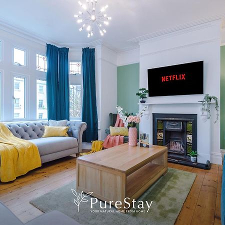 Incredible - Five Bedroom - 7 Actual Beds - 6 Bathroom House By Purestay - Central Bath With Parking Buitenkant foto