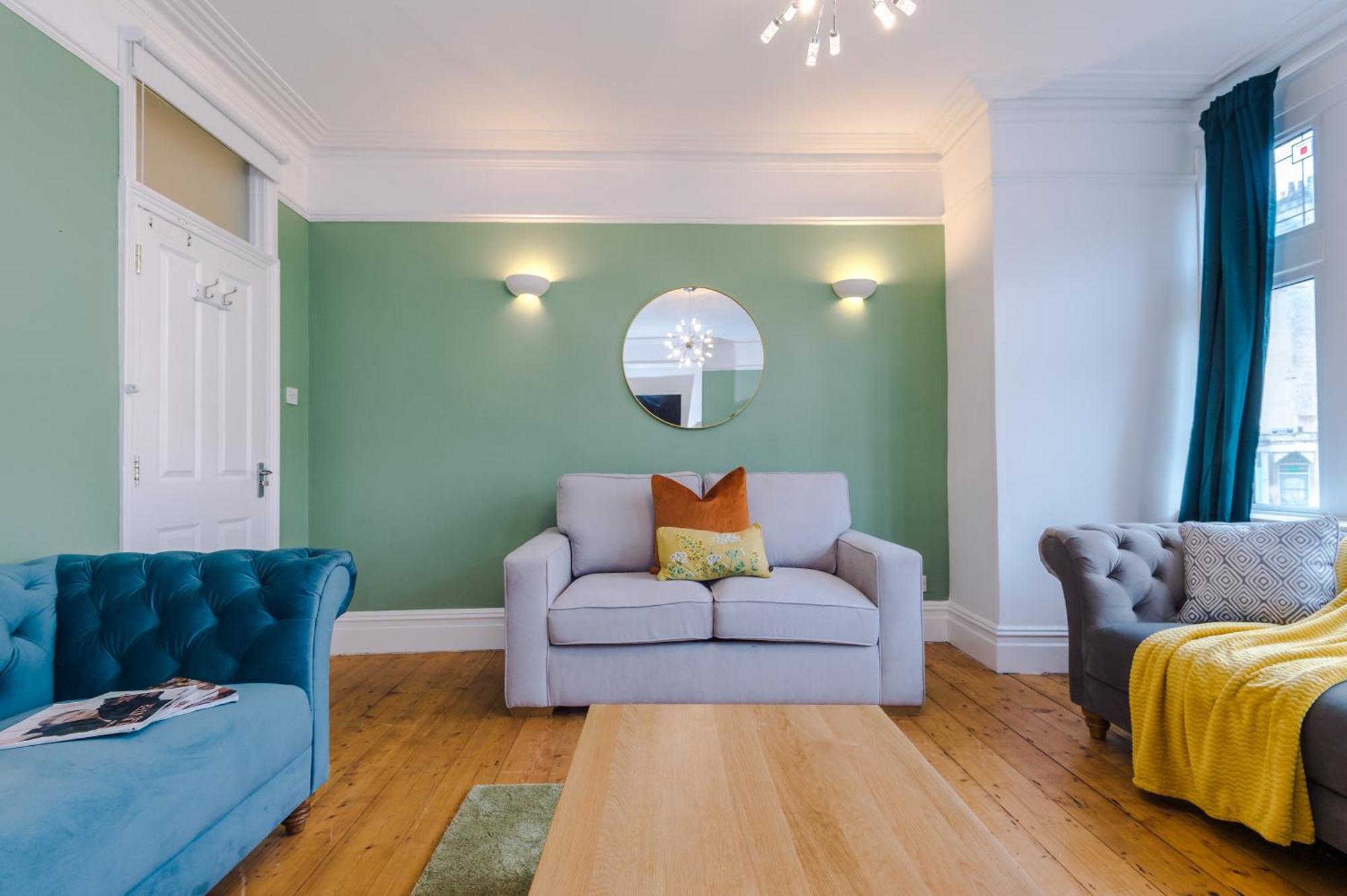 Incredible - Five Bedroom - 7 Actual Beds - 6 Bathroom House By Purestay - Central Bath With Parking Buitenkant foto