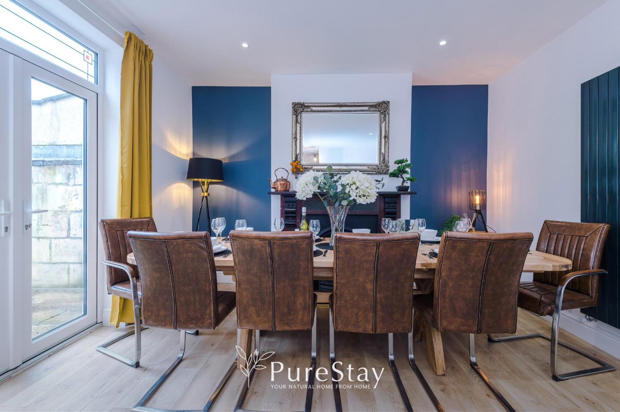 Incredible - Five Bedroom - 7 Actual Beds - 6 Bathroom House By Purestay - Central Bath With Parking Buitenkant foto