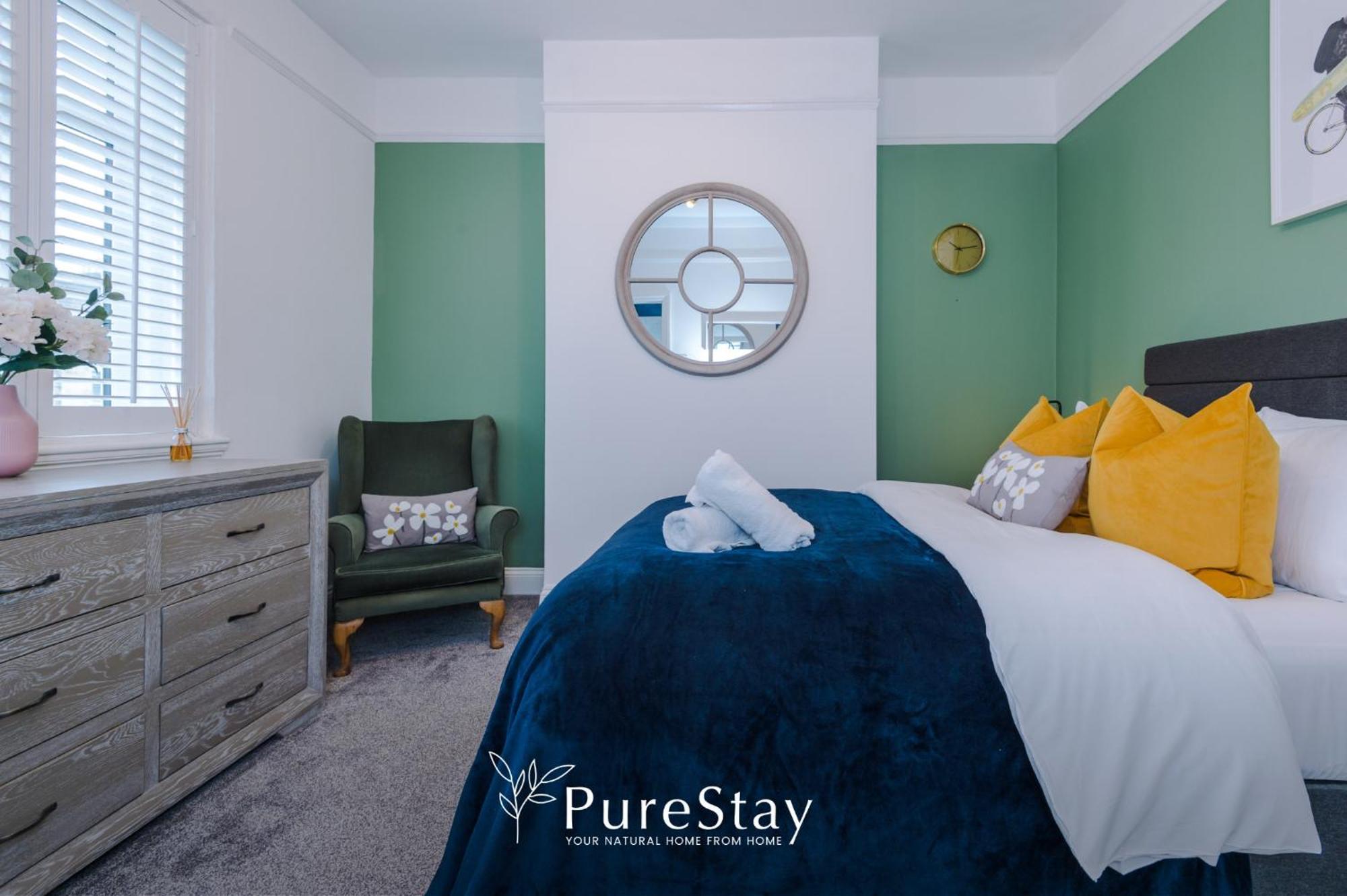 Incredible - Five Bedroom - 7 Actual Beds - 6 Bathroom House By Purestay - Central Bath With Parking Buitenkant foto